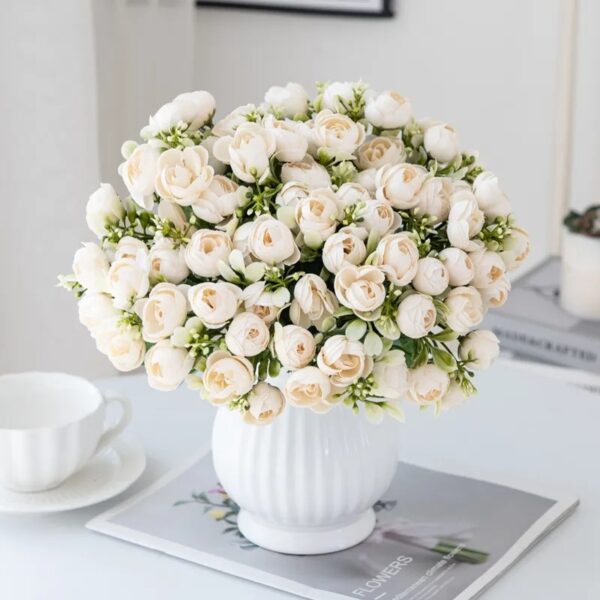 Simulation Nordic Rose Small Tea Buds Bouquet