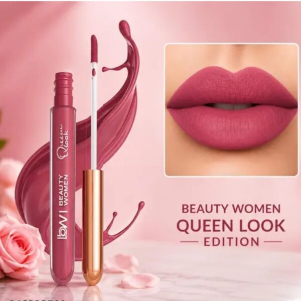 BLUSHIS Queen Look Liquid Matte Lipstick - Mauve Plum |  Waterproof Long...