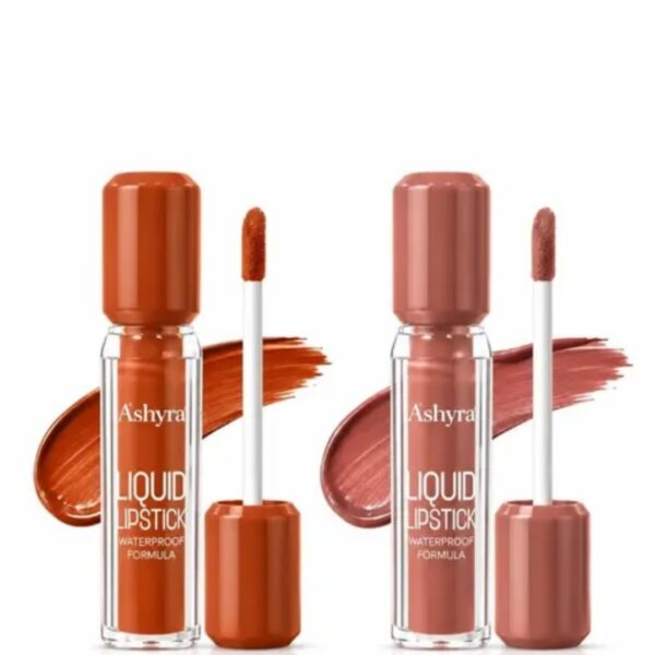 Nude Matte Liquid Lipstick Combo Pack of 2 | Waterproof, Smudge Proof & Long Lasting Lip...
