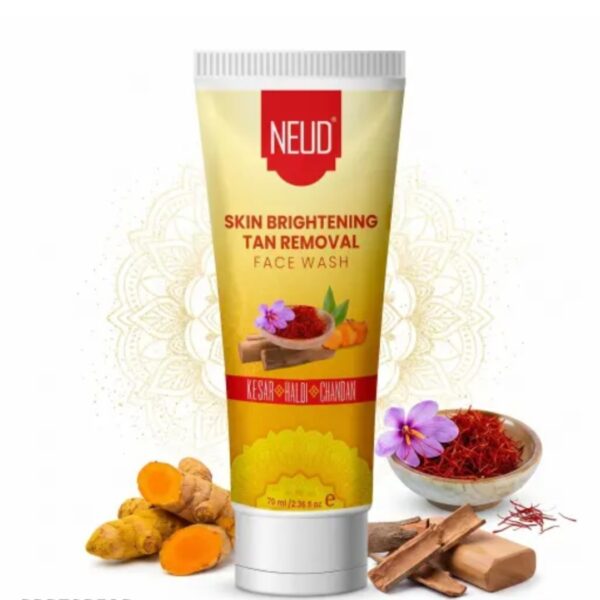 NEUD Skin Brightening Tan Removal Face Wash for Men and Women